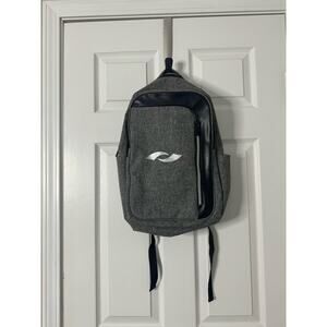 Gray and Black Multi Compartment/ Zipper Backpack Adult